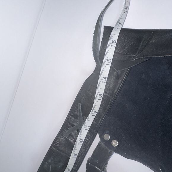 VTG Motorcycle Leather Chaps Women's Medium Genuine Leather by Berman's - Picture 7 of 13